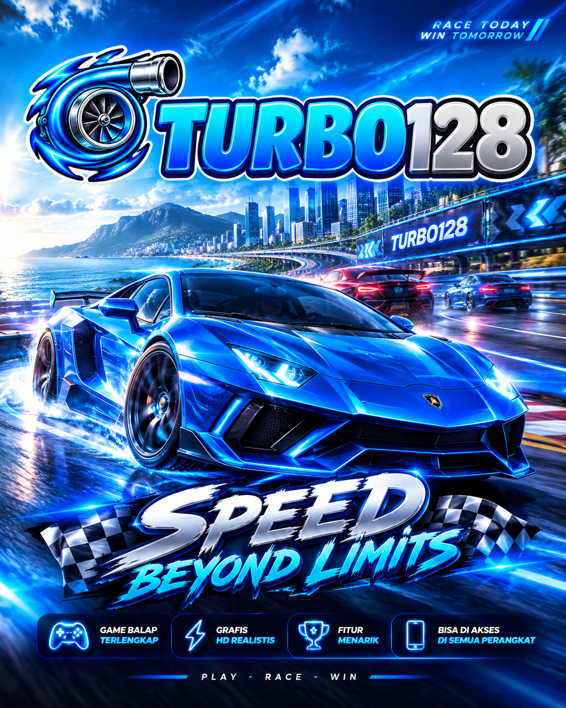 TURBO128 | Unduh APK Nya Masuk Ke Dunia Game Balap Tercepat